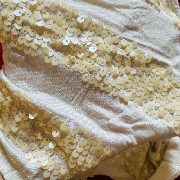 Mango Gold Sequin Tank Top - Picture 3 of 5